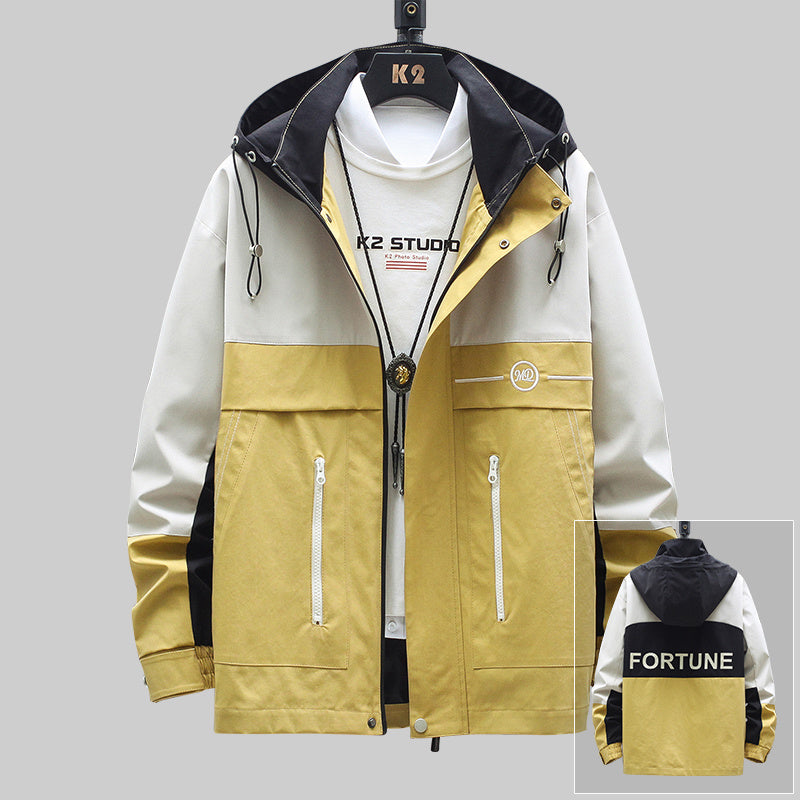 Men's Spring And Autumn Jackets Handsome Clothes New Tooling Ins Tide Jacket