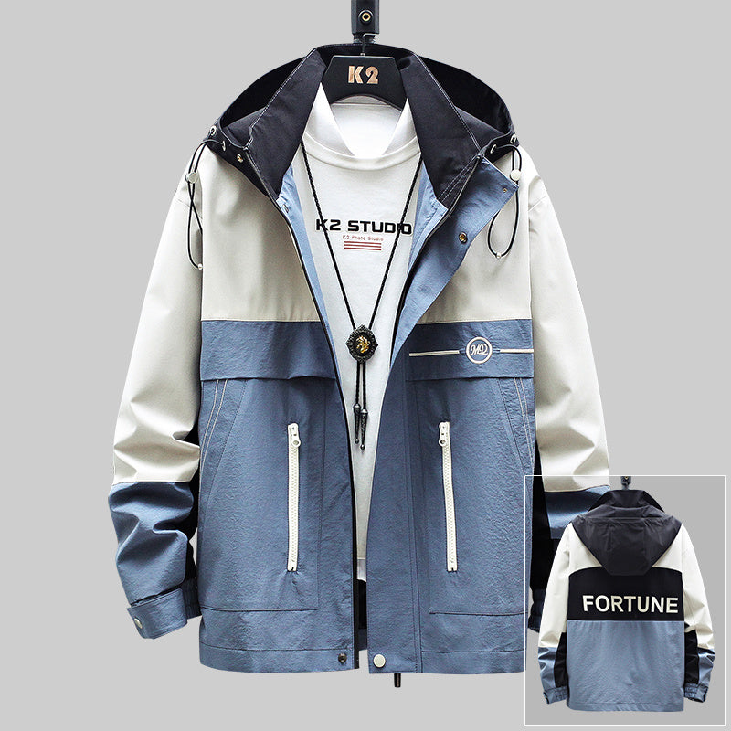 Men's Spring And Autumn Jackets Handsome Clothes New Tooling Ins Tide Jacket