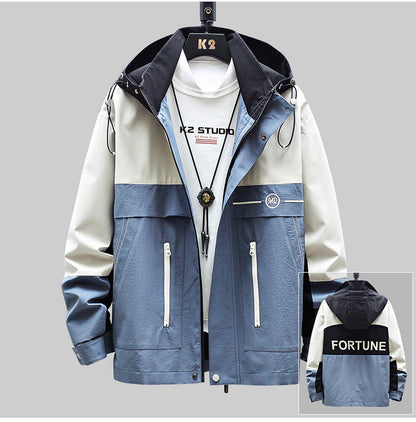 Men's Spring And Autumn Jackets Handsome Clothes New Tooling Ins Tide Jacket