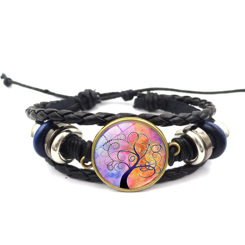 Tree of Life Bracelet Handmade Jewelry Multilayer Braided Bracelets