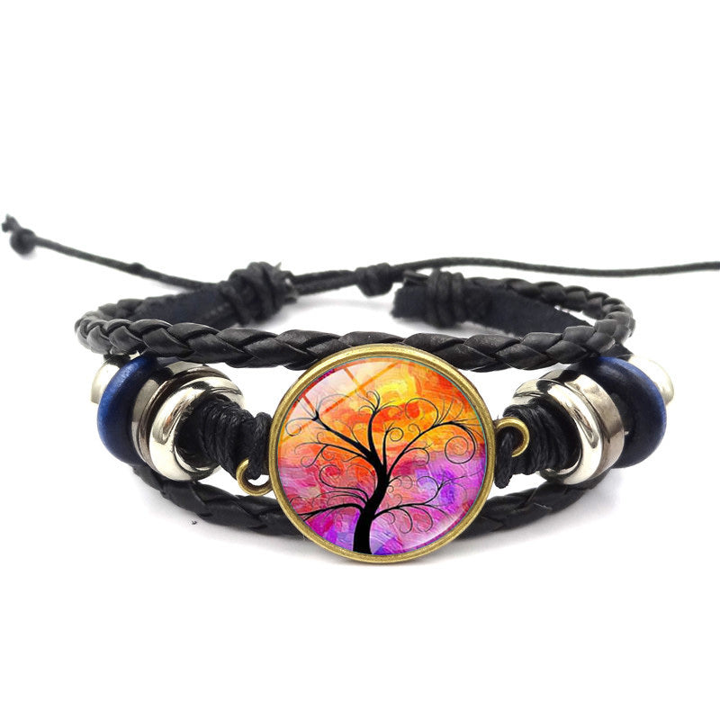 Tree of Life Bracelet Handmade Jewelry Multilayer Braided Bracelets